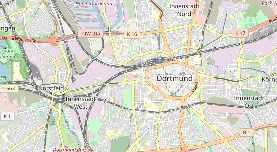 Restaurant auf Karte