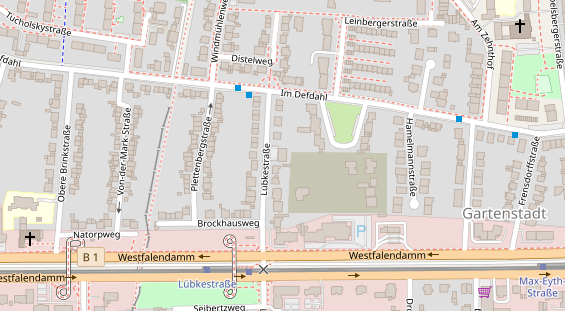 Restaurant auf Karte