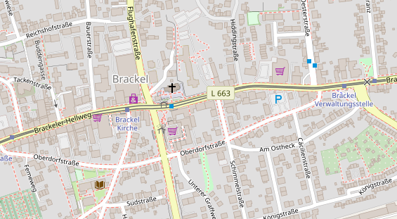 Restaurant auf Karte