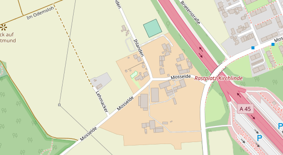 Restaurant auf Karte