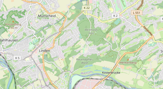 Restaurant auf Karte