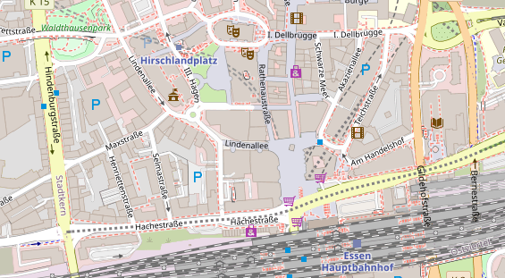 Restaurant auf Karte
