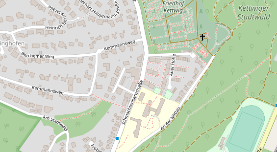 Restaurant auf Karte