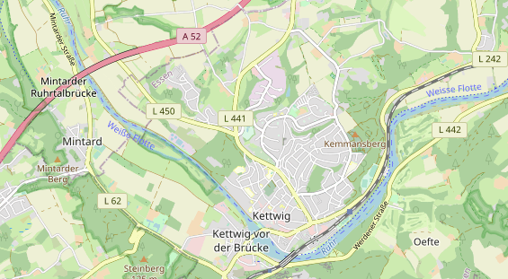 Restaurant auf Karte