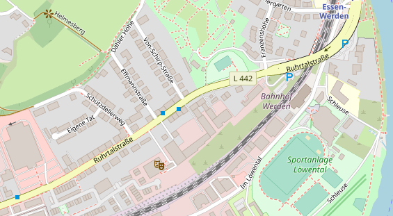 Restaurant auf Karte