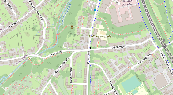 Restaurant auf Karte