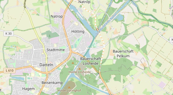 Restaurant auf Karte