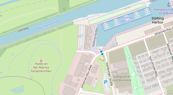 Restaurant auf Karte