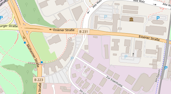 Restaurant auf Karte