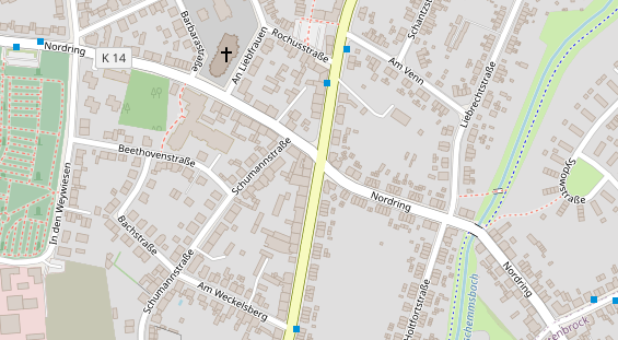 Restaurant auf Karte