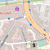 Restaurant auf Karte