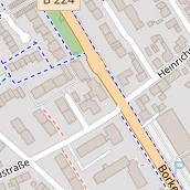 Restaurant auf Karte