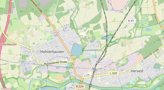 Restaurant auf Karte