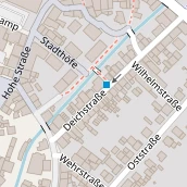 Restaurant auf Karte