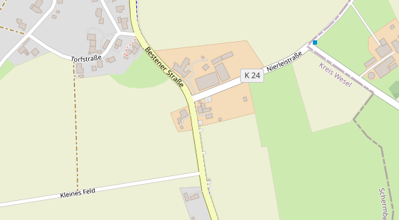 Restaurant auf Karte