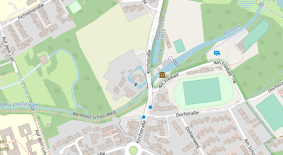 Restaurant auf Karte