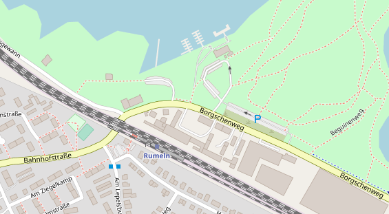 Restaurant auf Karte