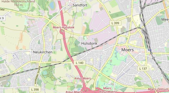 Restaurant auf Karte