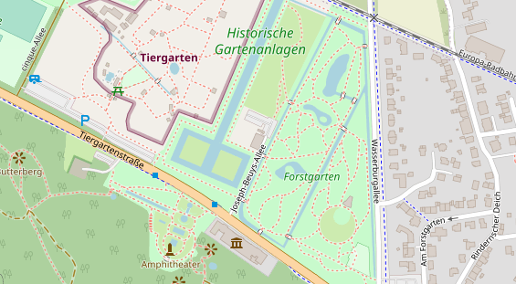 Restaurant auf Karte