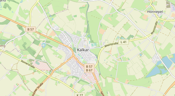 Restaurant auf Karte