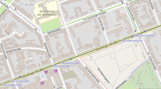 Restaurant auf Karte