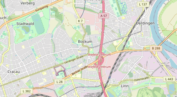 Restaurant auf Karte