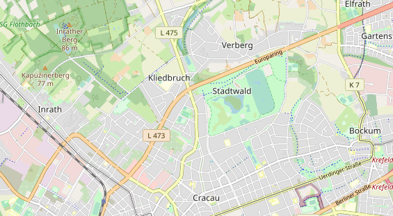 Restaurant auf Karte