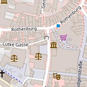 Restaurant auf Karte