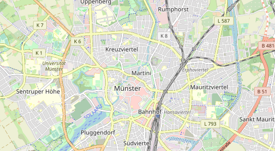 Restaurant auf Karte