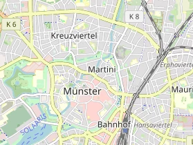 Restaurant auf Karte