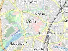 Restaurant auf Karte