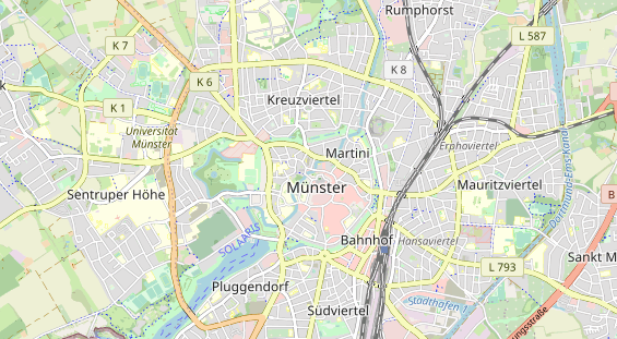 Restaurant auf Karte