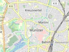Restaurant auf Karte