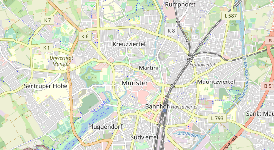 Restaurant auf Karte