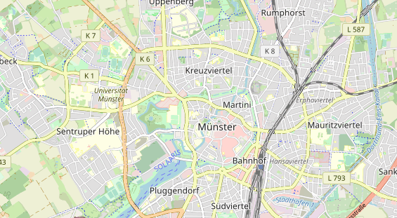 Restaurant auf Karte