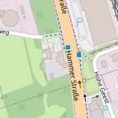 Restaurant auf Karte