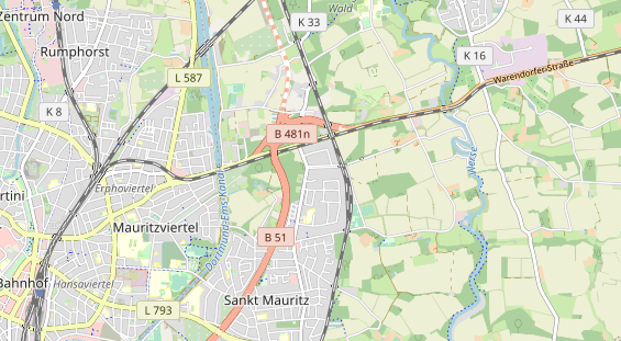 Restaurant auf Karte