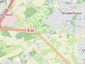 Restaurant auf Karte