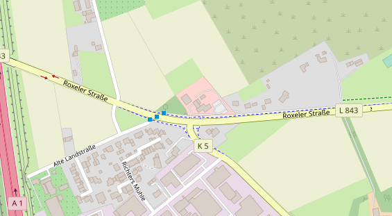 Restaurant auf Karte