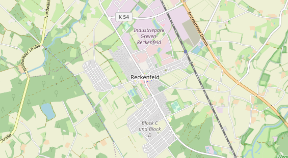 Restaurant auf Karte