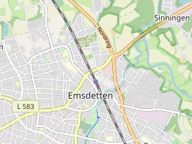 Restaurant auf Karte