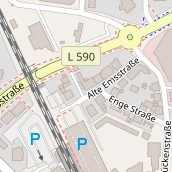 Restaurant auf Karte