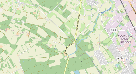 Restaurant auf Karte