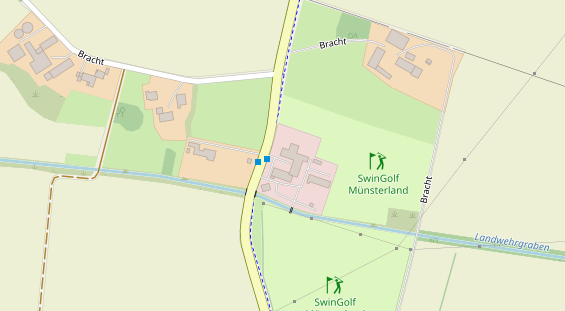 Restaurant auf Karte