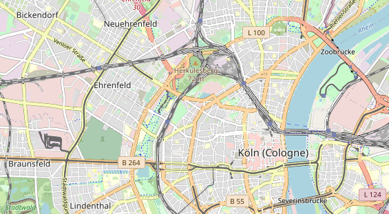 Restaurant auf Karte