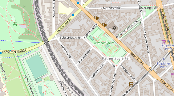 Restaurant auf Karte