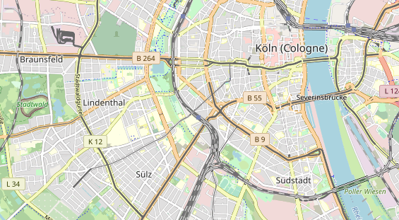 Restaurant auf Karte