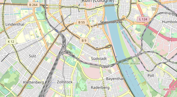 Restaurant auf Karte