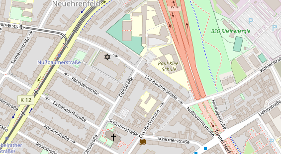 Restaurant auf Karte