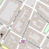 Restaurant auf Karte